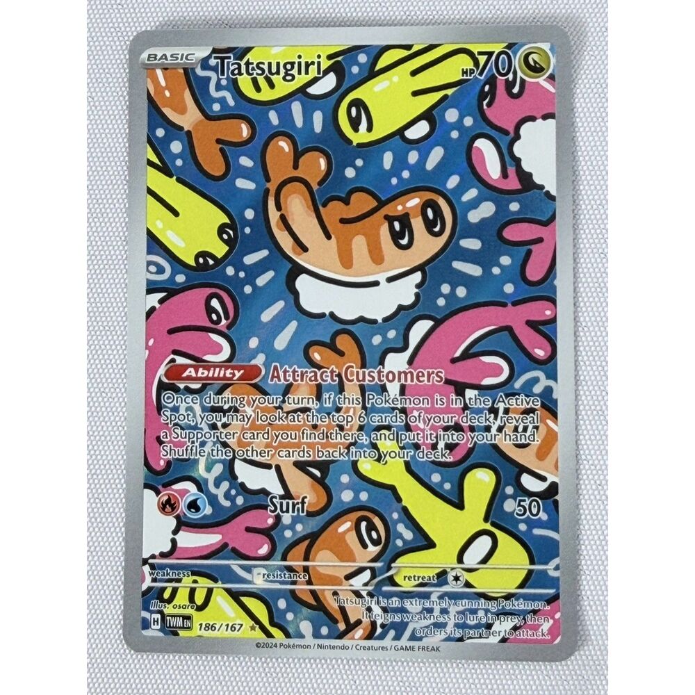 Tatsugiri 112/101 AR SV6 Mask of Change English NM Pokémon TCG Card